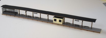 16,5 x 275 x 29,15 mm Z60191 - Z - Bahnsteig Sebnitz - Bausatz